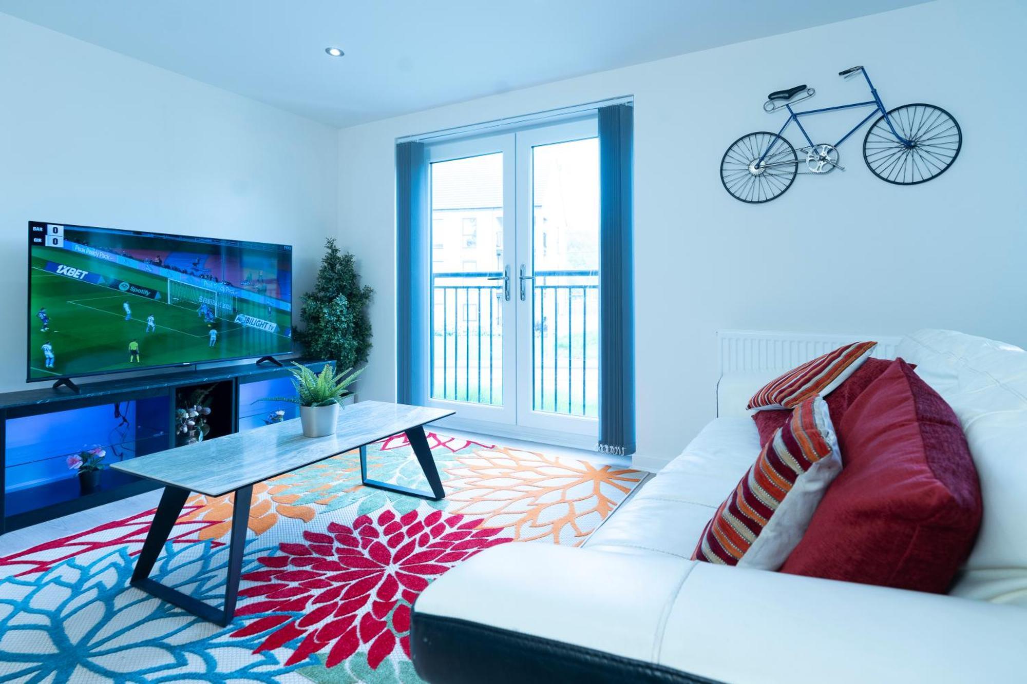 Luxury Ground Floor 2 Bedroom Apartment Free Wifi & Parking Sheffield Bagian luar foto