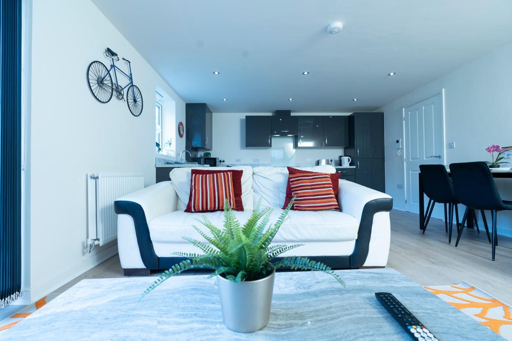 Luxury Ground Floor 2 Bedroom Apartment Free Wifi & Parking Sheffield Bagian luar foto